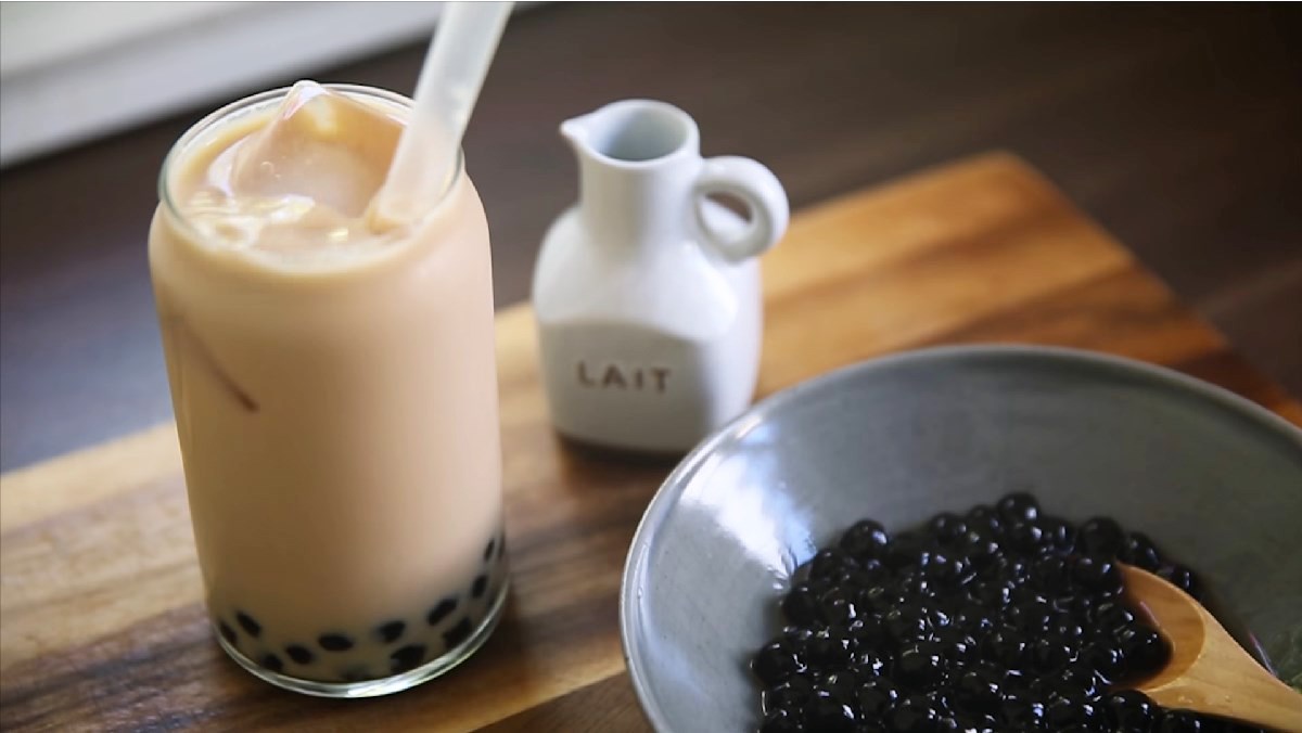 Hình ảnh trà sữa mật ong