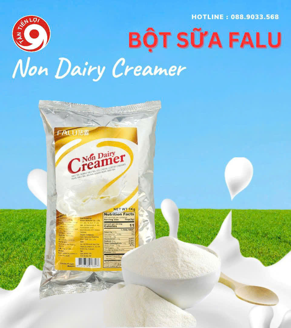 Hình ảnh bột kem không sữa Falu do Tân Tiến Lợi phân phối tại quận 8 TP Hồ Chí Minh