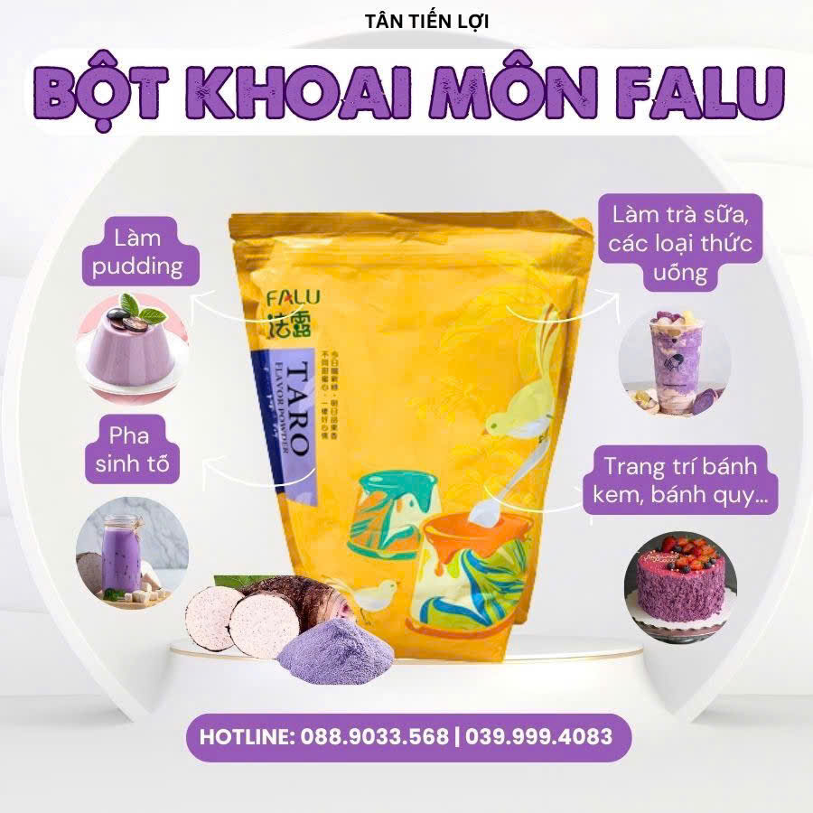 Hình ảnh Bột Khoai môn Falu Đài Loan tại TP Hồ Chí Minh, Long An, Tiền Giang, Bến Tre
